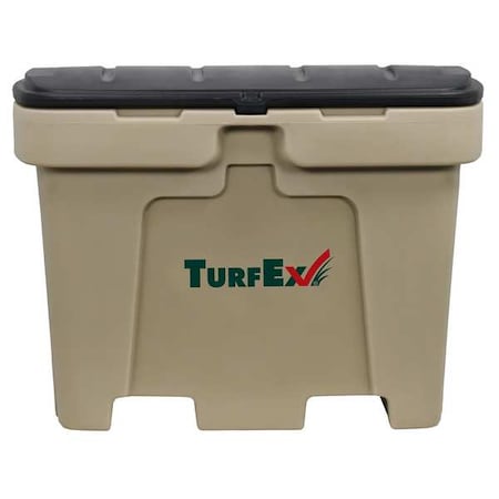 Turfex Storage Container, Polyethylene, Brown, 35 3/4 in H, 33.25 in W 74059