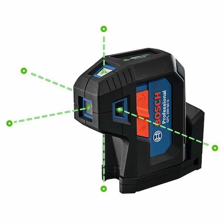 Bosch Dot Laser, Interior, Green, 125ft. GPL100-50G