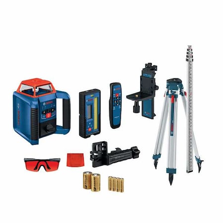 Bosch Rotary Laser, Exterior/Interior, 100ft. GRL2000-40HVK