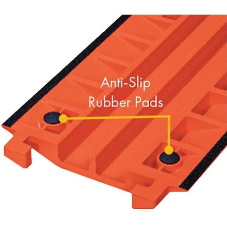 Fastlane Anti-Slip Rubber Pad Traction Kit, 1-1/4 in H, 4-1/2 in L, 2-3/4 in W, 0 Channel, Rubber, Black CPRPKIT.75-18