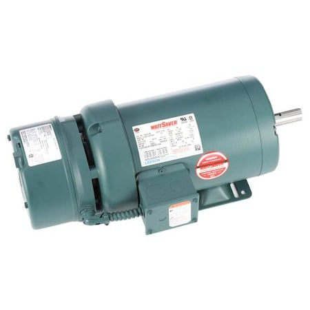 Leeson Three-Phase Brake Motor, 2 hp HP, 145T Frame, 208-230/460V AC Voltage, 1,745 RPM Nameplate RPM 122247.00