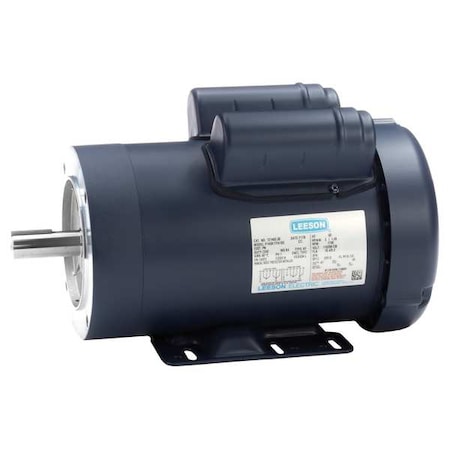 Leeson Capacitor-Start General Purpose Motor, 2 HP, 145TC Frame, 115/208-230V AC Voltage 121465.00
