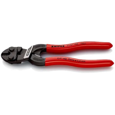 Knipex Bolt Cutter, 6-1/4 in L, Steel 71 01 160