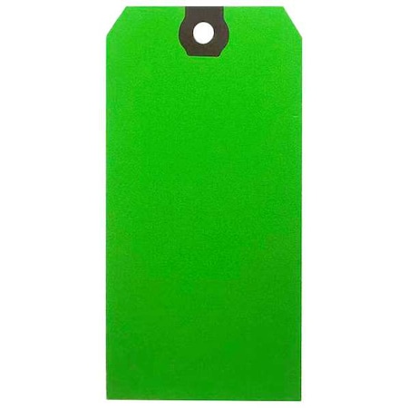 Zoro Select Shipping Tag, Colored, Green, PK1000 61KU43