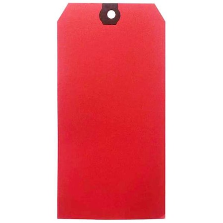 Zoro Select Shipping Tag, Colored, Red, PK500 61KU53