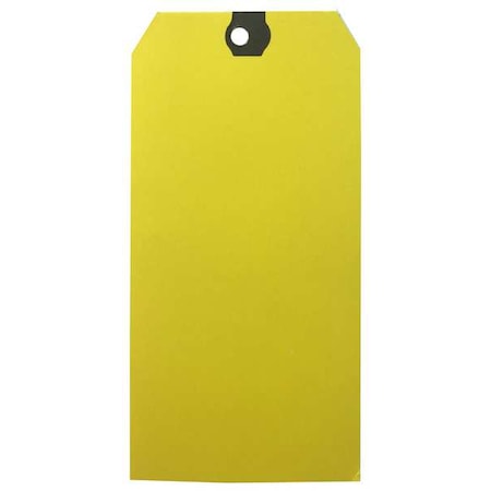 Zoro Select Shipping Tag, Colored, Yellow, PK500 61KU98