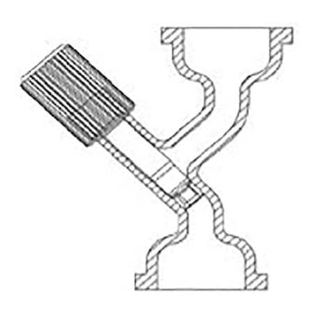 Being Scientific Offset Valve, 9 in, 5 in, 12 in x 9 in x 5 in P205L0