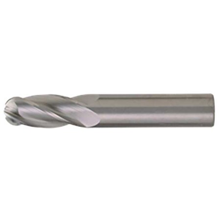 Cleveland Ball End Mill, 0.0625 in, Carbide C63508