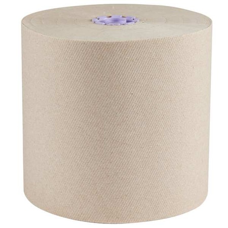 Scott Scott Essential 100% Recycled Brown Hard Roll Towels. Purple Core Dispensers, 700'/Roll, 6PK 54038