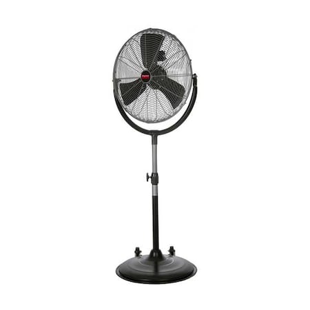 Dayton Pedastal Fan W/ 20 in Blade Dia, 3 Speeds, 120V AC, 62 in H, 9 ft L Cord 61LD79