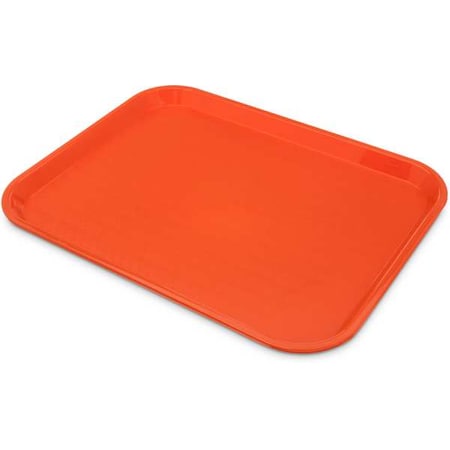 Carlisle Foodservice Cafeteria Tray, 18 in L, Orange CT141824