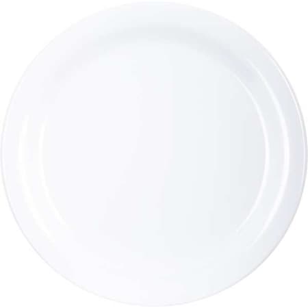 Carlisle Foodservice Dinner Plate, 8.92" Dia, White 4350102