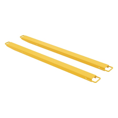 Vestil Fork Extension, Yellow, 4,000 lb, 4" W, PR FE-HS-4-72