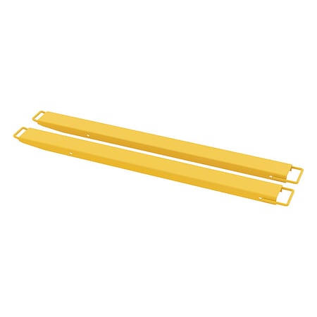 Vestil Fork Extension, Yellow, 4,000 lb, 5" W, PR FE-HS-5-72