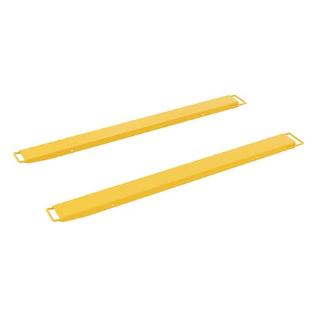 Vestil Fork Extension, Yellow, 4,000 lb, 6" W FE-HS-6-84