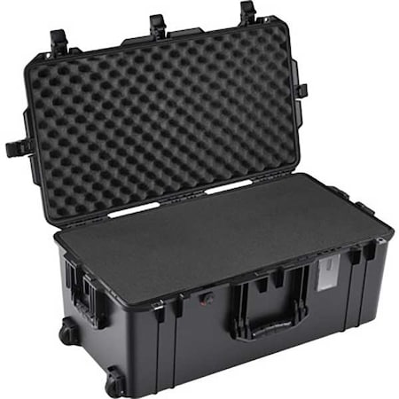 Pelican Pelican Aircase w Foam, 9.72 in, PrPu, Blk 1626AIR