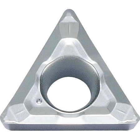 Kyocera Triangle Turning Insert, Carbide TPGT221APKW10
