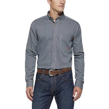 Ariat Men's Flame-Resistant Shirt, 8.9 cal/sq cm, L, Cotton, Nylon 10013513