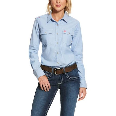 Ariat Women's FR Button Down Shirt, 8.3 cal/sq cm, 2XL, DuraStretch(TM) 10027854
