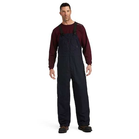 Ariat Bib Overalls, 54 cal/sq cm ATPV, L, 32 in Inseam, Adjustable Straps, Buckle 10034731