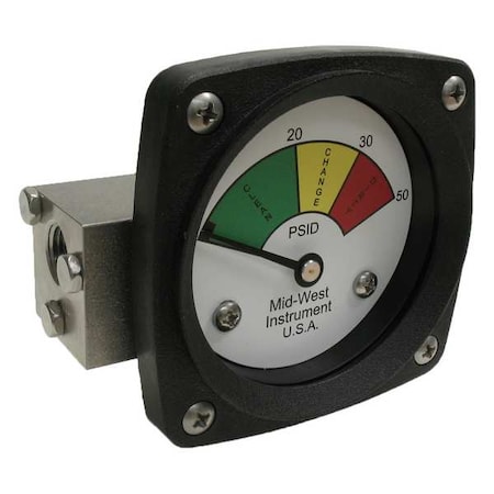 Midwest Instrument Gauge 3-Color Filter Change DP 522S-050