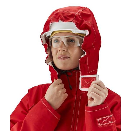 Ansell Hood, Universal, Red, Polyester 66-664