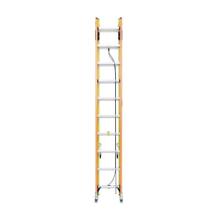Werner 20 ft Fiberglass Fiberglass Ladder, 300 lb Load Capacity T6220-2GS