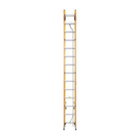 Werner 28 ft Fiberglass Fiberglass Ladder, 300 lb Load Capacity T6228-2GS