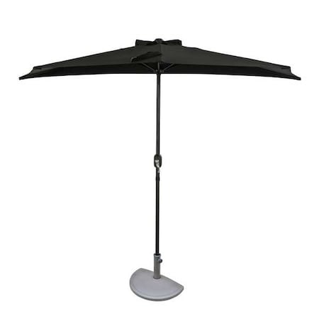 Island Umbrella Half-umbrella Black NU6866