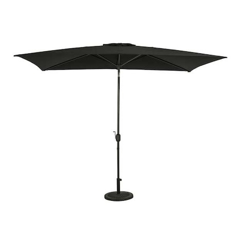 Island Umbrella Rectangle Umbrella Black NU6858