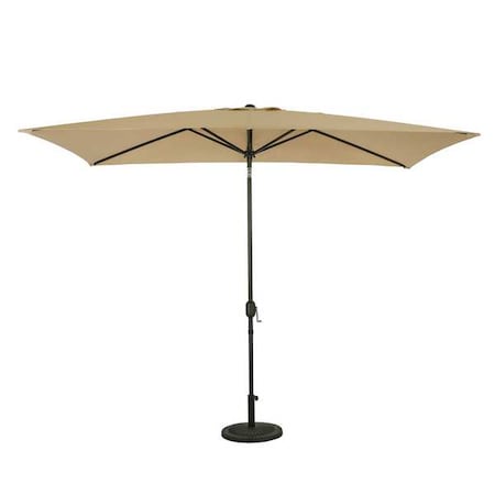 Island Umbrella Rectangle Umbrella Champagne NU6859