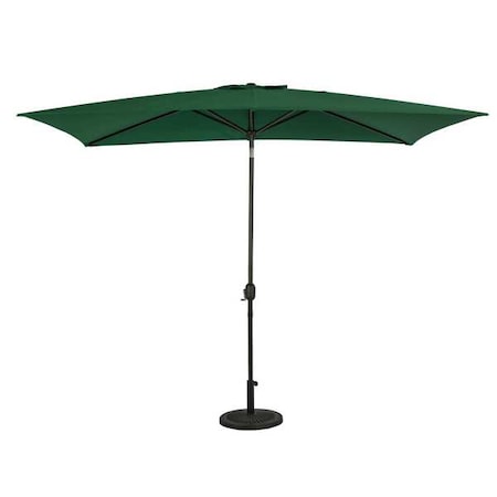 Island Umbrella Rectangle Umbrella Hunter Green NU6861