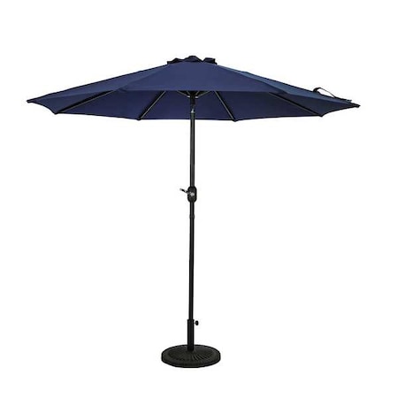 Island Umbrella Octagon Auto-tilt Umbrella Navy Blue NU6845