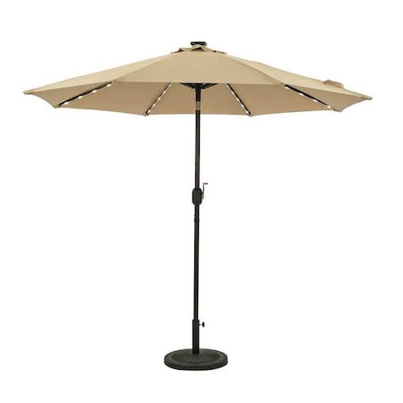 Island Umbrella Octagon Umbrella W/led Tube Lights NU6848