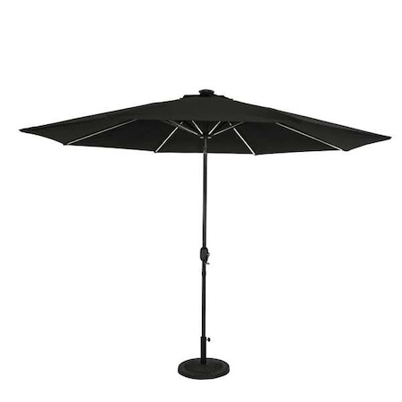 Island Umbrella Octagon Umbrella W/ Led Strip Lights NU6854