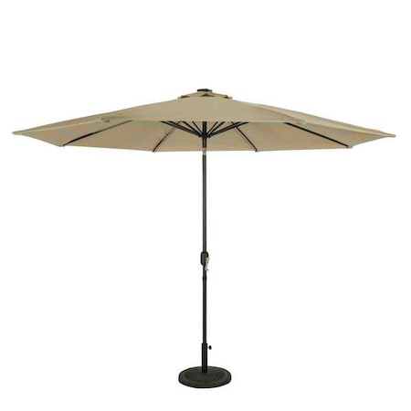 Island Umbrella Octagon Umbrella W/ Led Strip Lights NU6857
