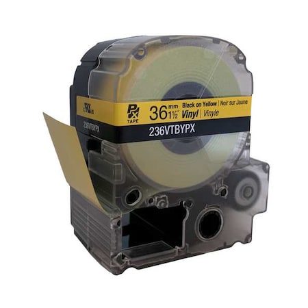 Epson Label/RibbonCartridge, Yellow, 1-1/2inW 236VTBYPX