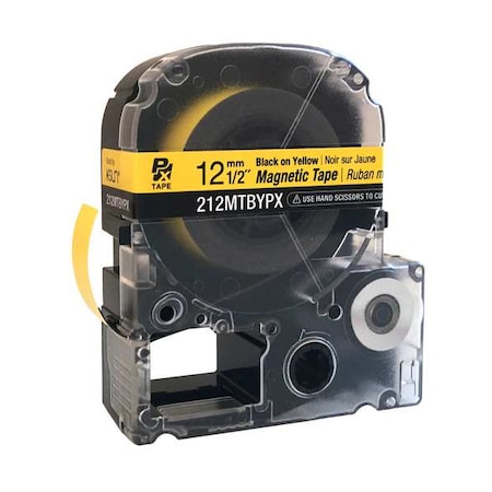 Epson Label/RibbonCartridge, Yellow, 1/2inW 212MTBYPX-4.9