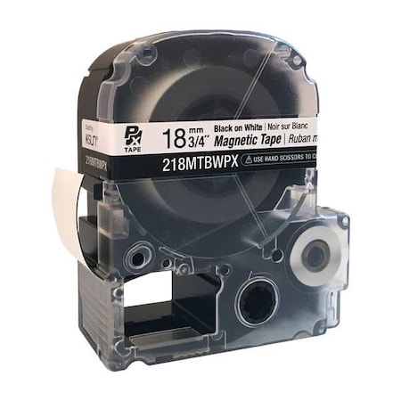 Epson Label/RibbonCartridge, White, Matte, 3/4inW 218MTBWPX-4.9