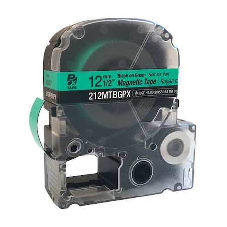 Epson Label/RibbonCartridge, Green, Matte, 1/2inW 212MTBGPX-4.9