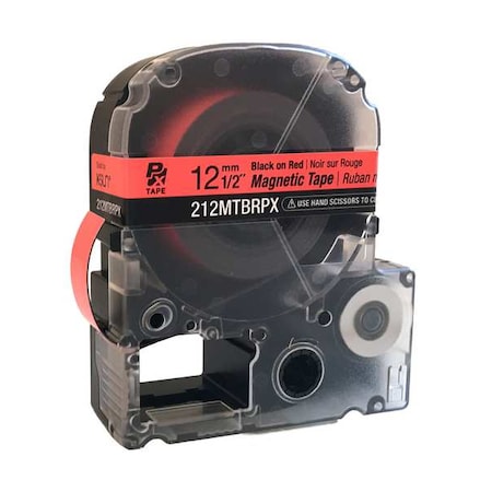 Epson Label/RibbonCartridge, Red, Matte, 1/2inW 212MTBRPX-4.9