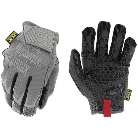 Mechanix Wear Mechanics Gloves, TrekDry Back, Hook-and-Loop, Gray, XL BCG-08-011