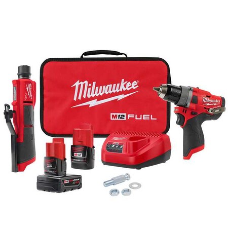 Milwaukee Tool M12 FUEL™ Cordless Commercial Tire Flat Repair Kit 2459-22