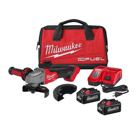 Milwaukee Tool M18 FUEL™ Cordless 4-1/2" / 5" Grinder Slide Switch, Lock-On Kit 2881-22