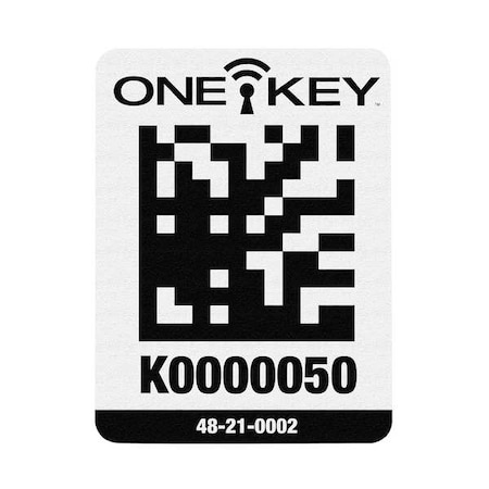 Milwaukee Tool ONE-KEY Asset ID Tag for Large Plastic Surfaces, PK100 48-21-0002