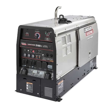 Lincoln Electric Engine-Driven Welder, Vantage 322 Series, Electric Start, 12,500 W Peak K2409-5