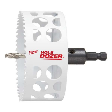 Milwaukee Tool 4 in. HOLE DOZER Bi-Metal Hole Saw with Arbor 49-56-9685