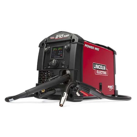 Lincoln Electric Multiprocess Welder, Power MIG 210MP, Single-Phase, 120V AC, 230V AC K3963-1