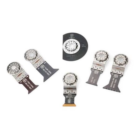 Fein OscilToolBladeSet, 6pcs, W:0.875"to2.1875" 35222967270
