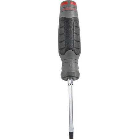 Proto Screwdrivers, Slt, 3/16in, Gry, Round JKB31603RPF